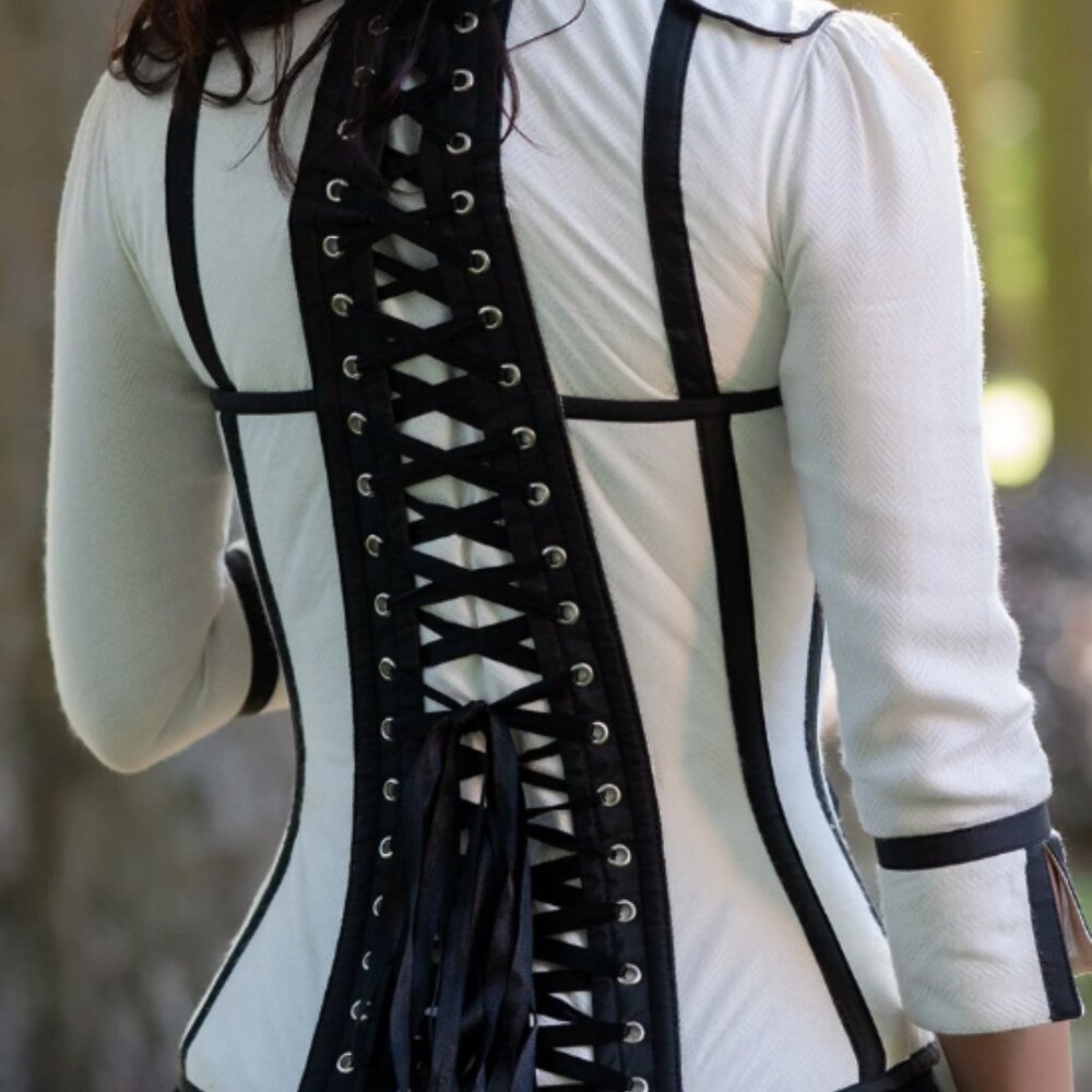 Steampunk Double Breasted Corset Jacket